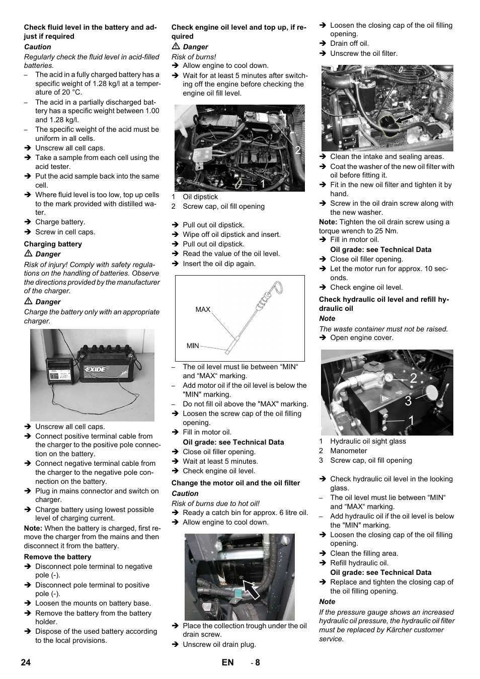 Karcher KM 170-600 D User Manual | Page 24 / 428