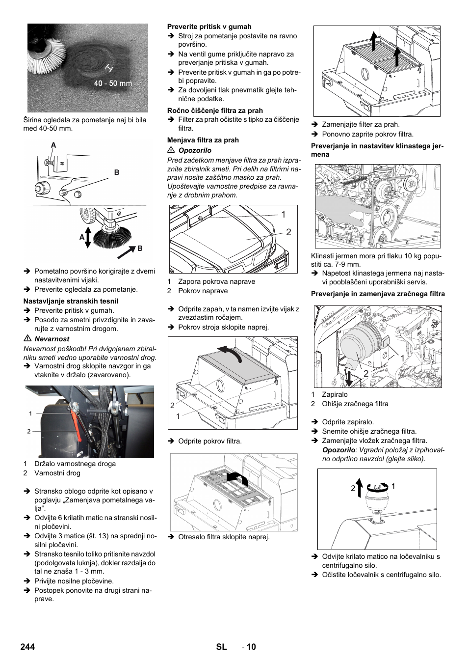 Karcher KM 170-600 D User Manual | Page 244 / 428