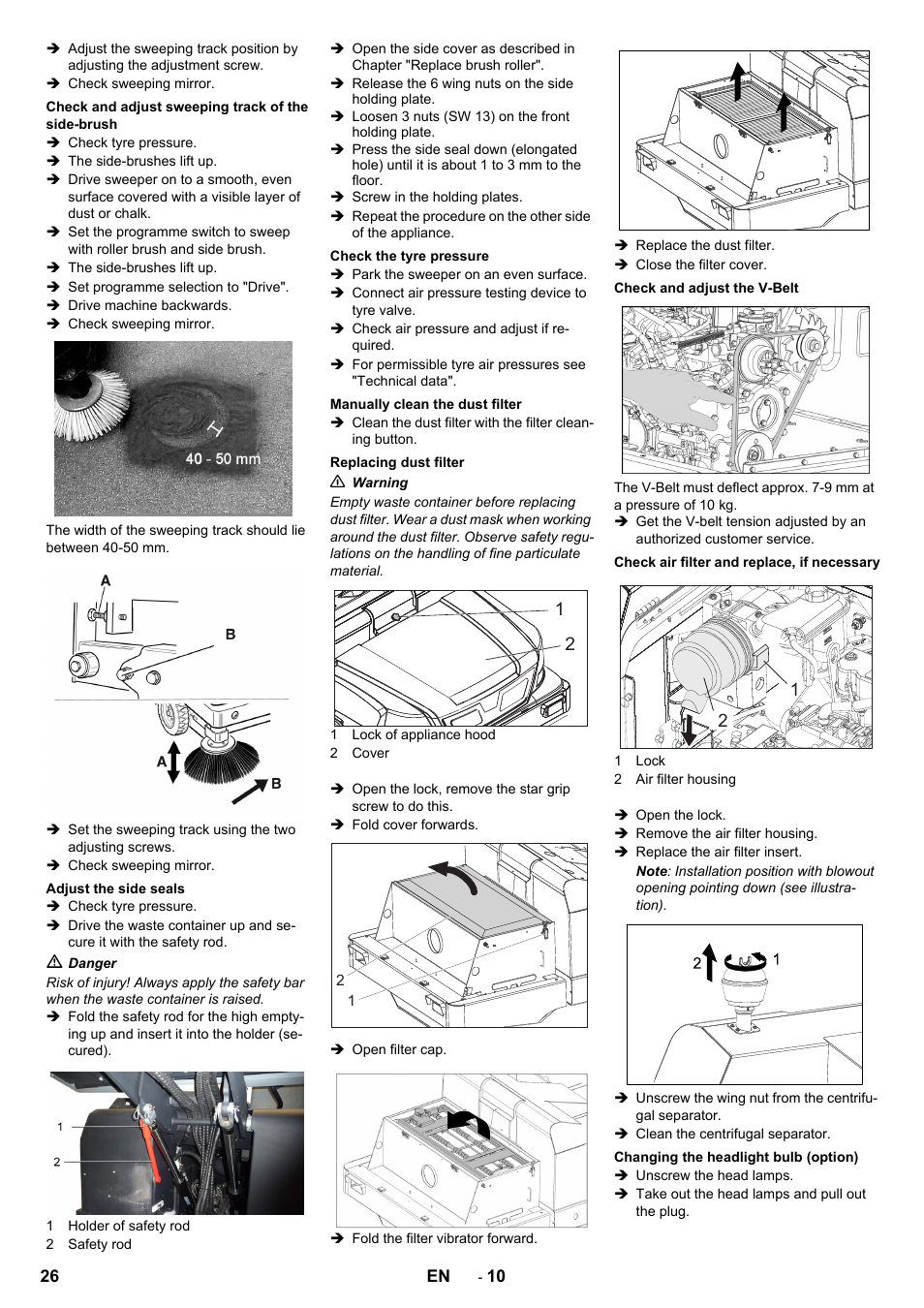 Karcher KM 170-600 D User Manual | Page 26 / 428