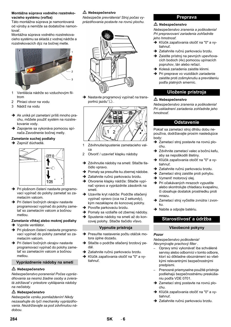 Karcher KM 170-600 D User Manual | Page 284 / 428