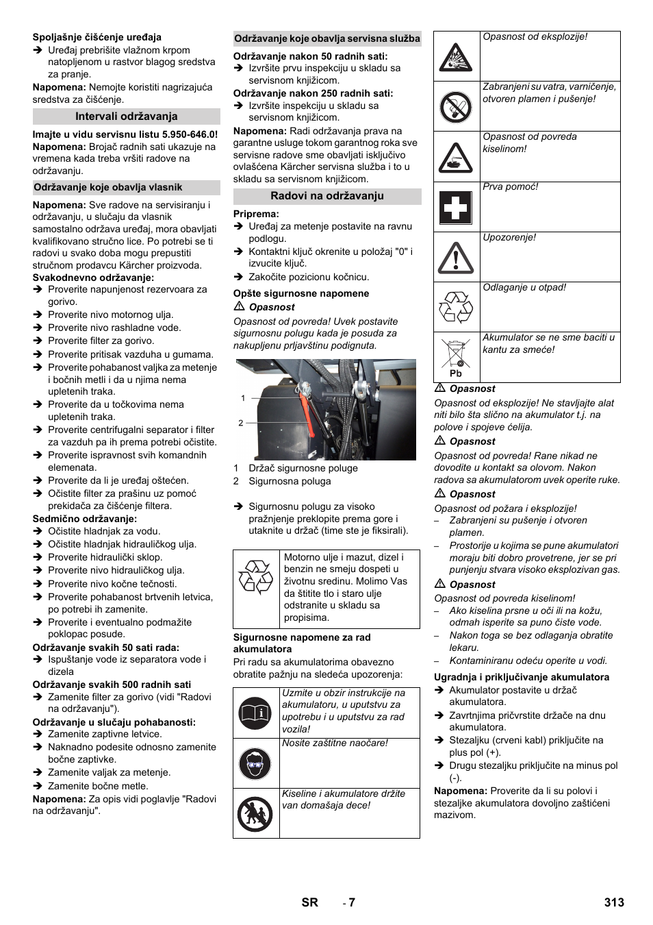 Karcher KM 170-600 D User Manual | Page 313 / 428