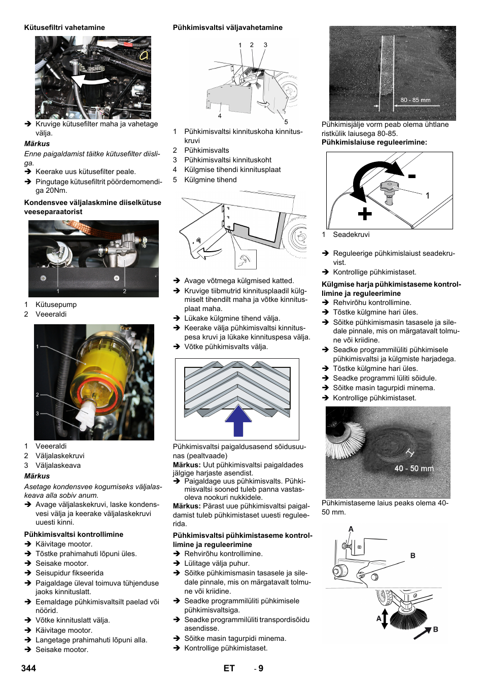 Karcher KM 170-600 D User Manual | Page 344 / 428