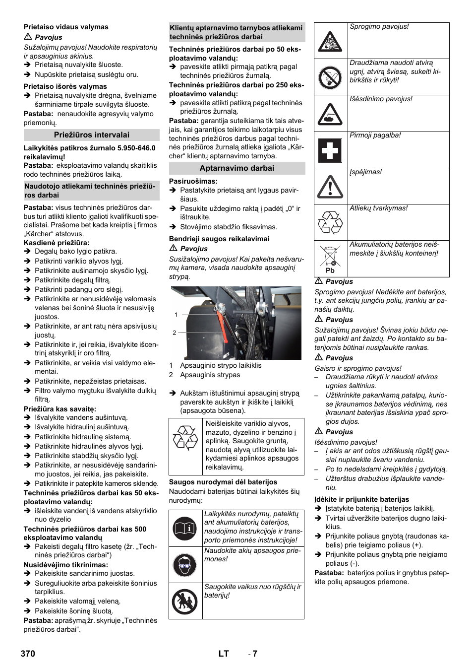 Karcher KM 170-600 D User Manual | Page 370 / 428