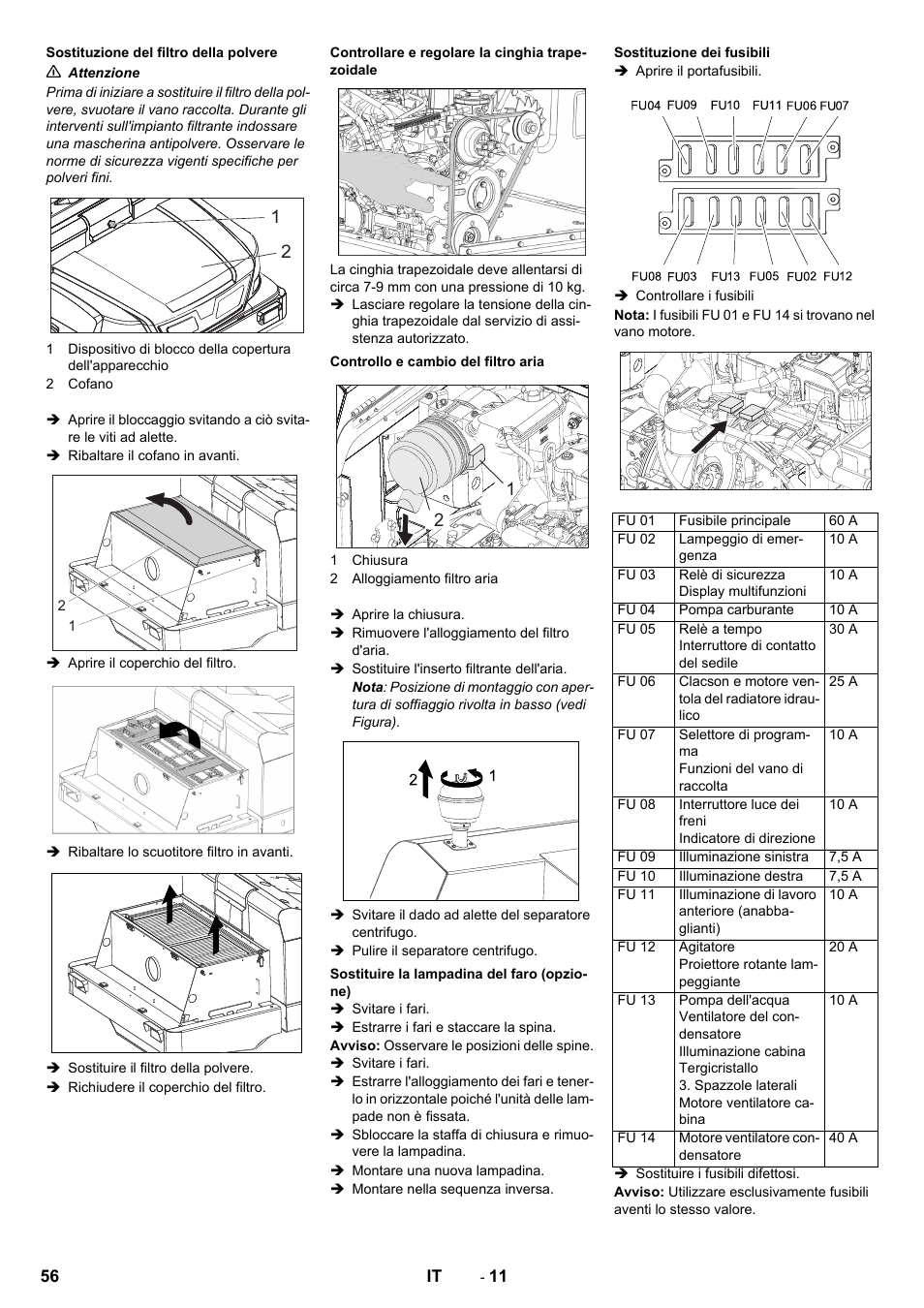 Karcher KM 170-600 D User Manual | Page 56 / 428
