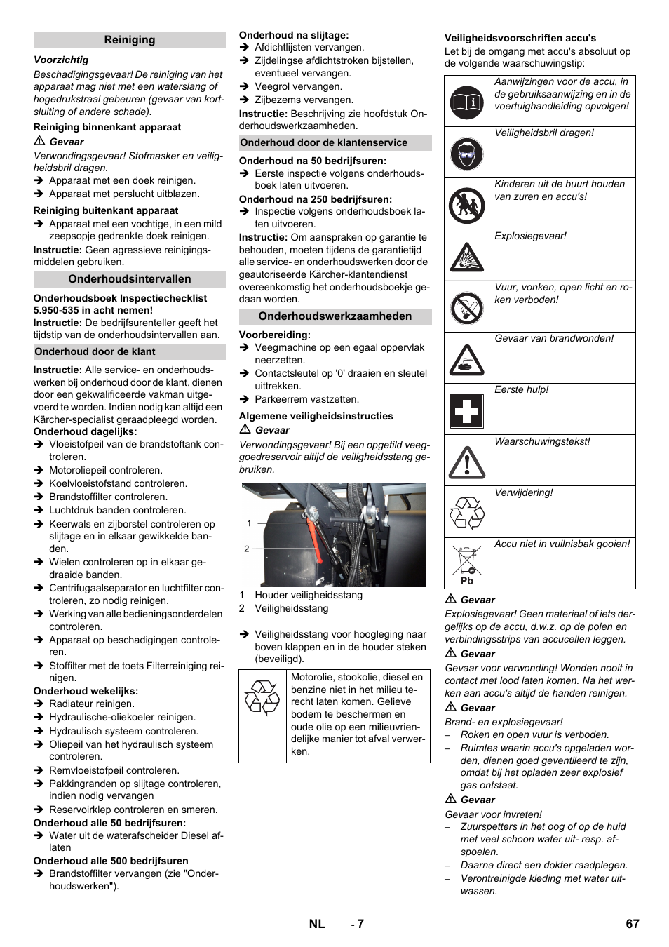 Karcher KM 170-600 D User Manual | Page 67 / 428