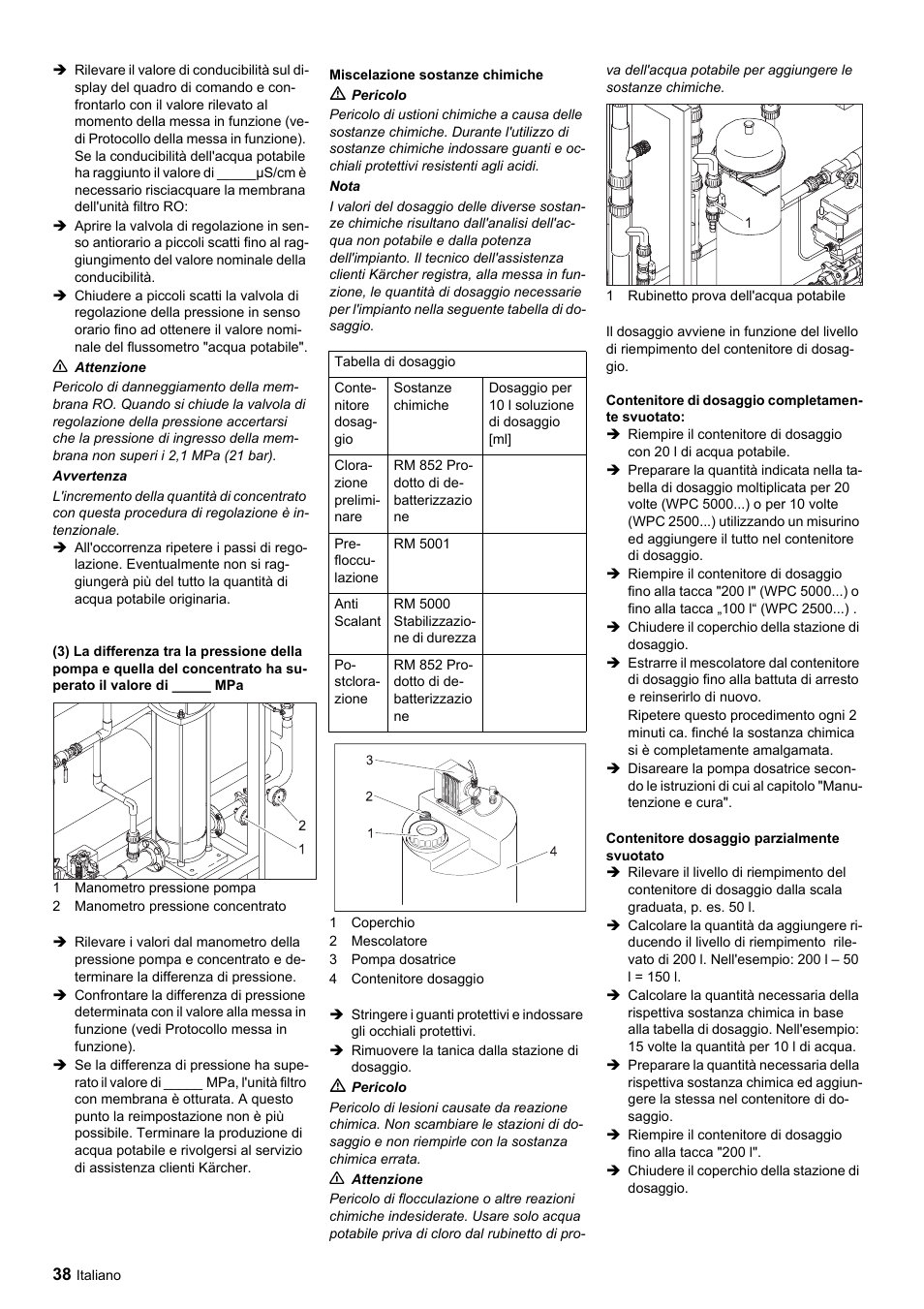 Karcher Úpravna vody WPC 5000 CD User Manual | Page 38 / 98