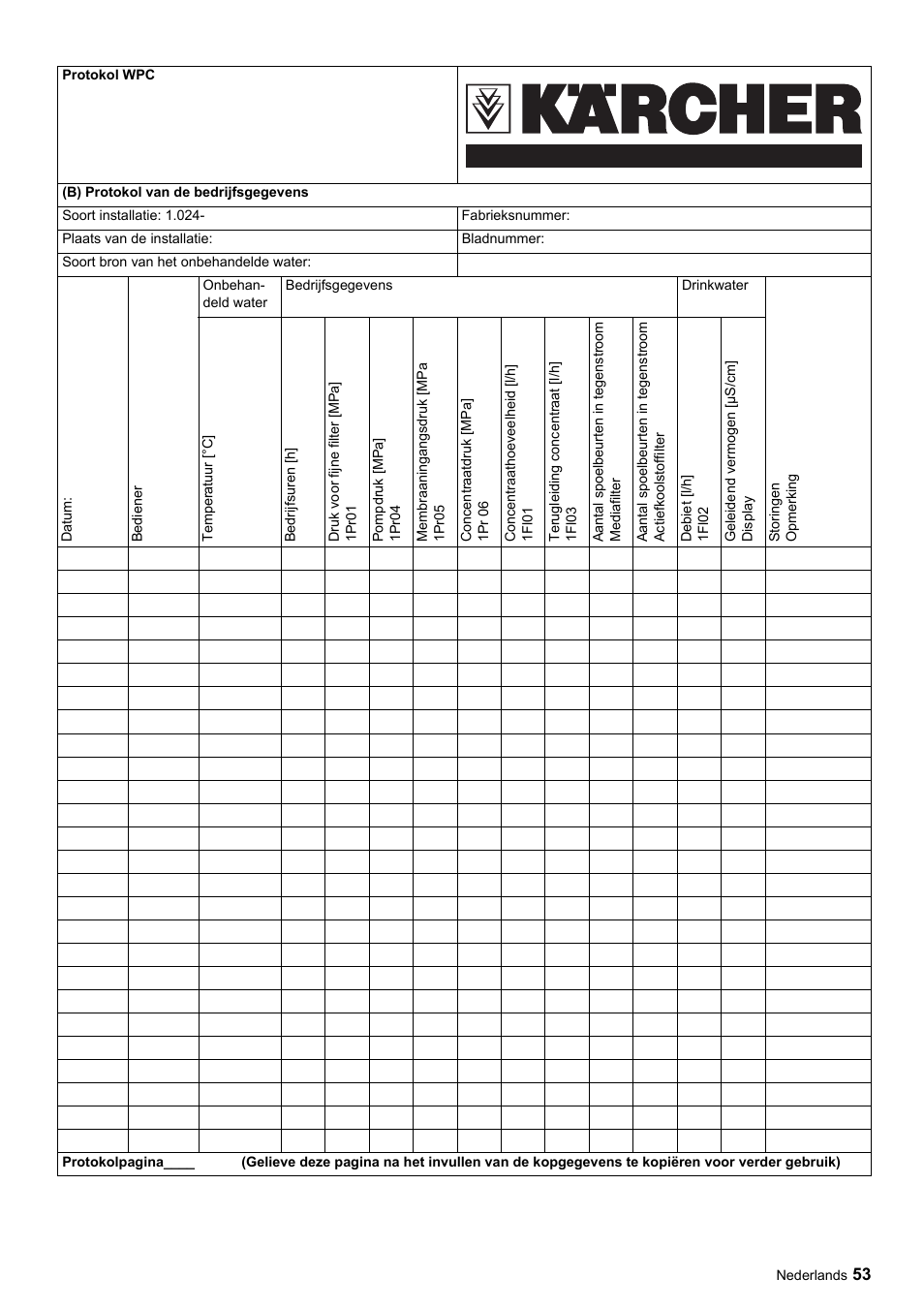 Karcher Úpravna vody WPC 5000 CD User Manual | Page 53 / 98