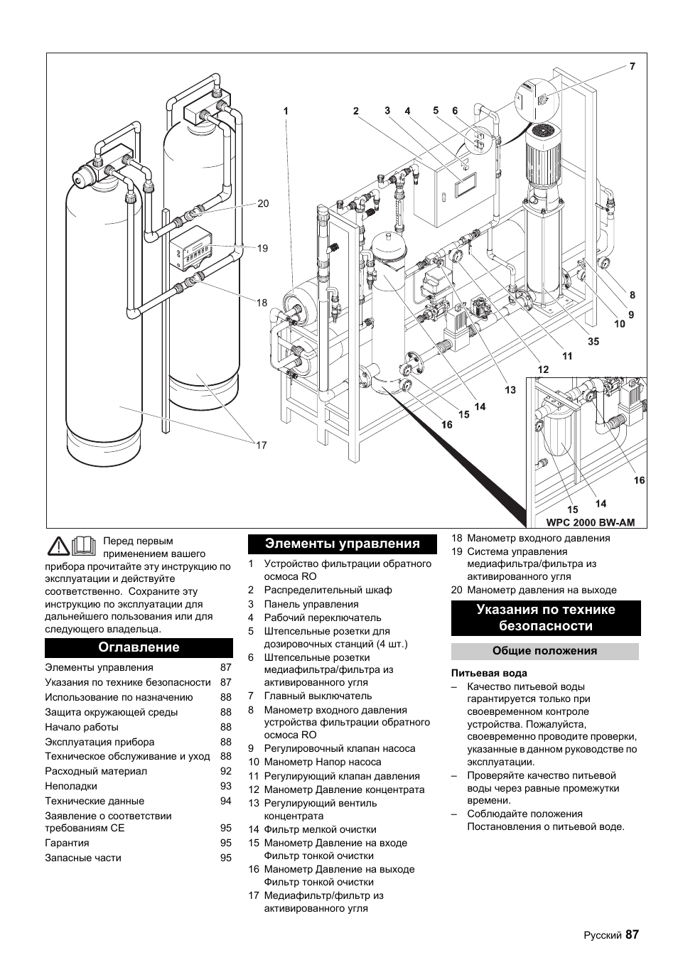 Karcher Úpravna vody WPC 5000 CD User Manual | Page 87 / 98