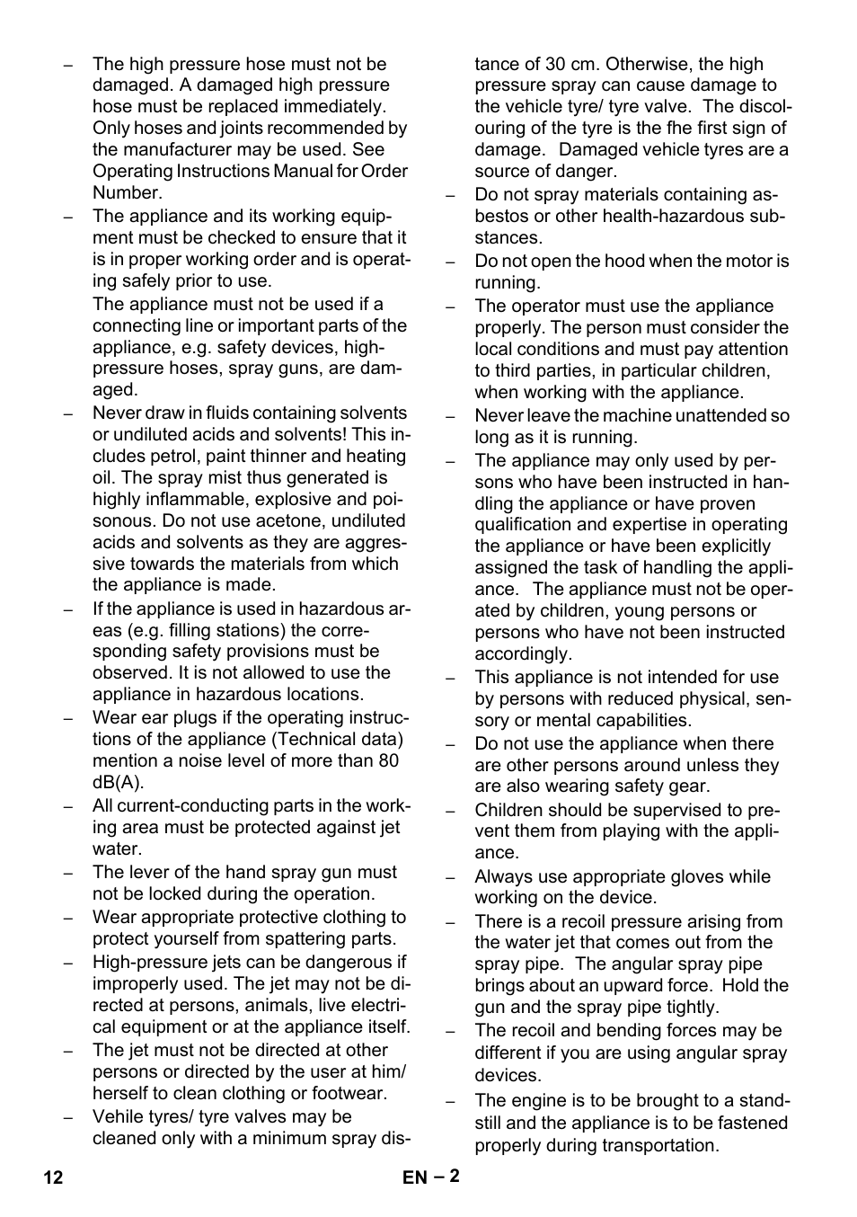 Karcher MIC 34C User Manual | Page 12 / 172