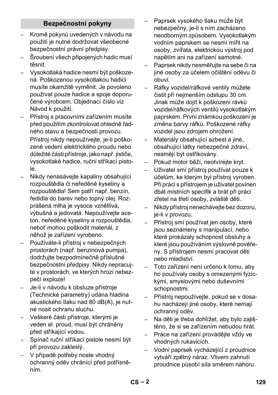 Karcher MIC 34C User Manual | Page 129 / 172