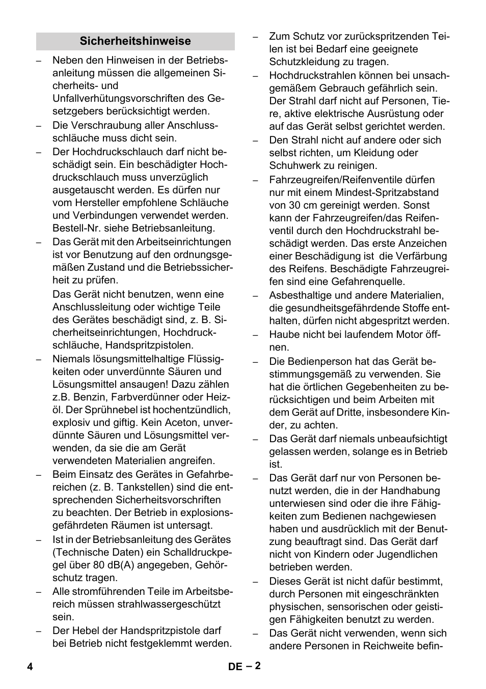 Karcher MIC 34C User Manual | Page 4 / 172