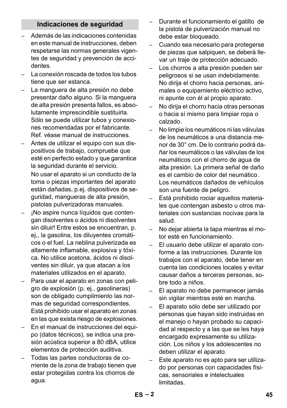 Karcher MIC 34C User Manual | Page 45 / 172