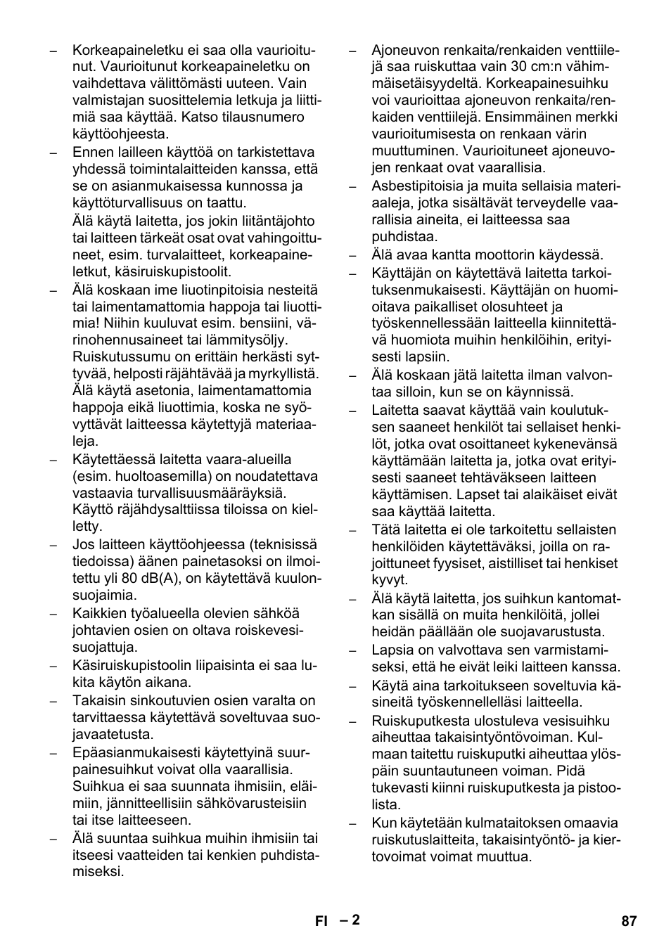 Karcher MIC 34C User Manual | Page 87 / 172
