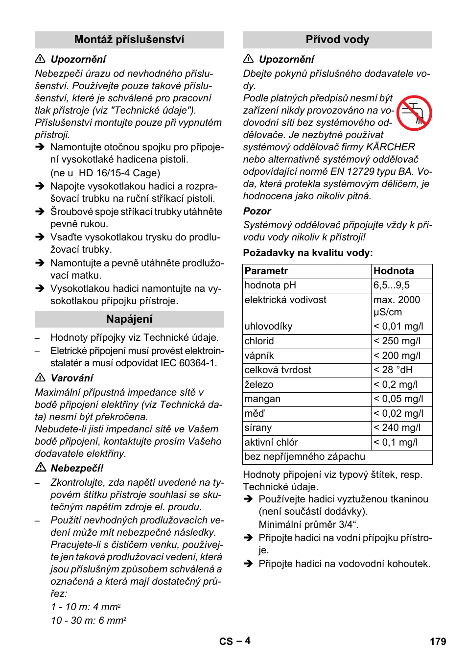 Karcher HD 16-15-4 Cage Plus User Manual | Page 179 / 316