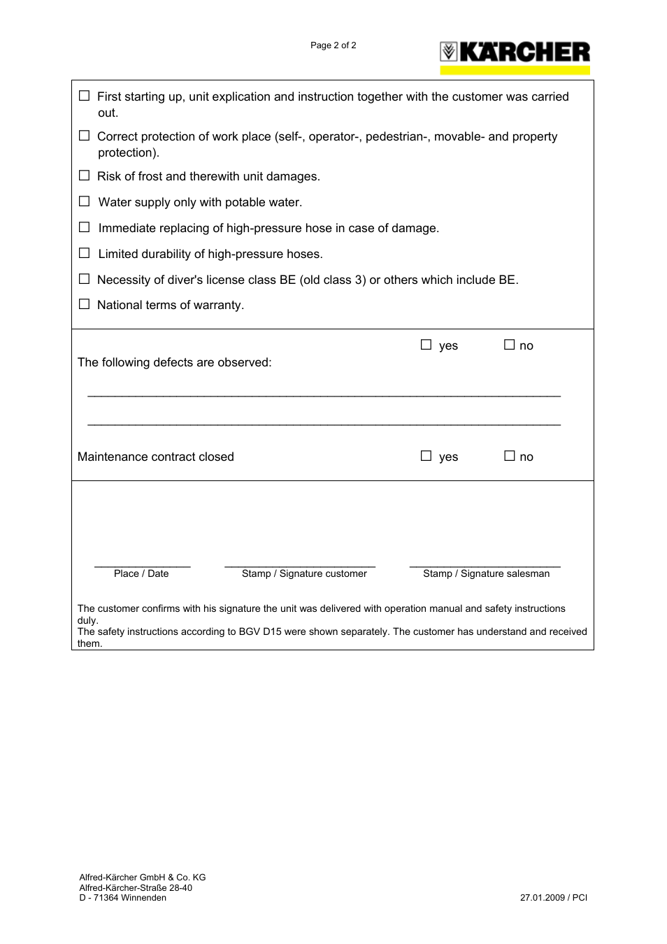 Karcher HDS 17-60 De Tr1 User Manual | Page 2 / 2