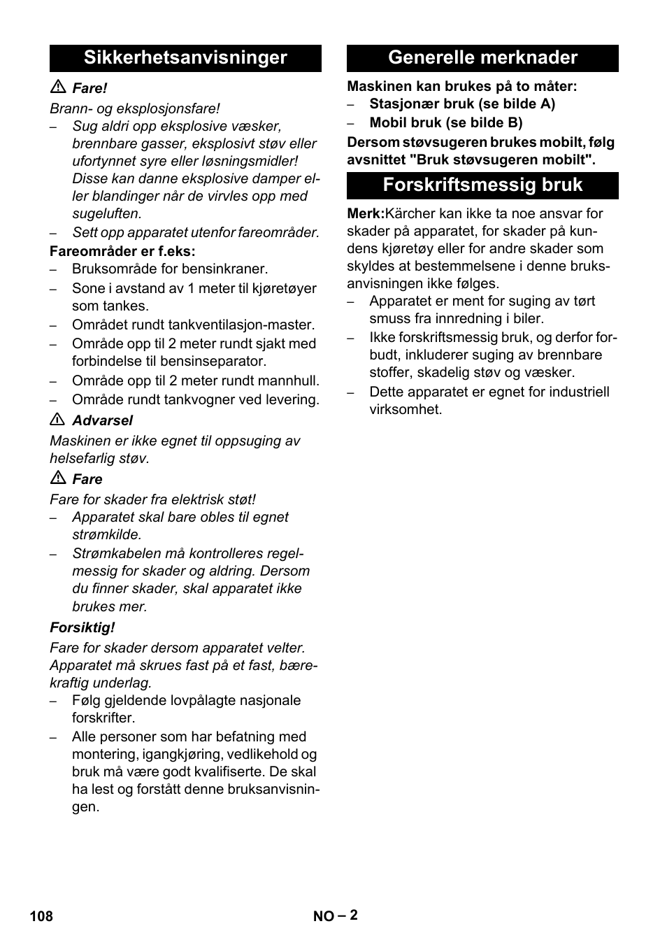 Karcher SB V1 Eco User Manual | Page 108 / 356