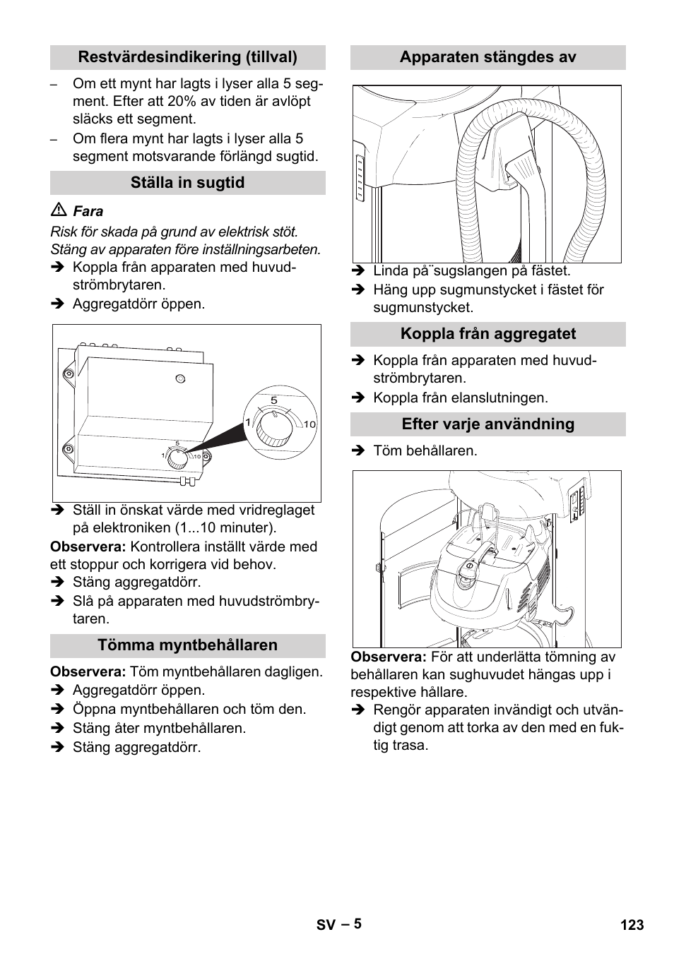 Karcher SB V1 Eco User Manual | Page 123 / 356