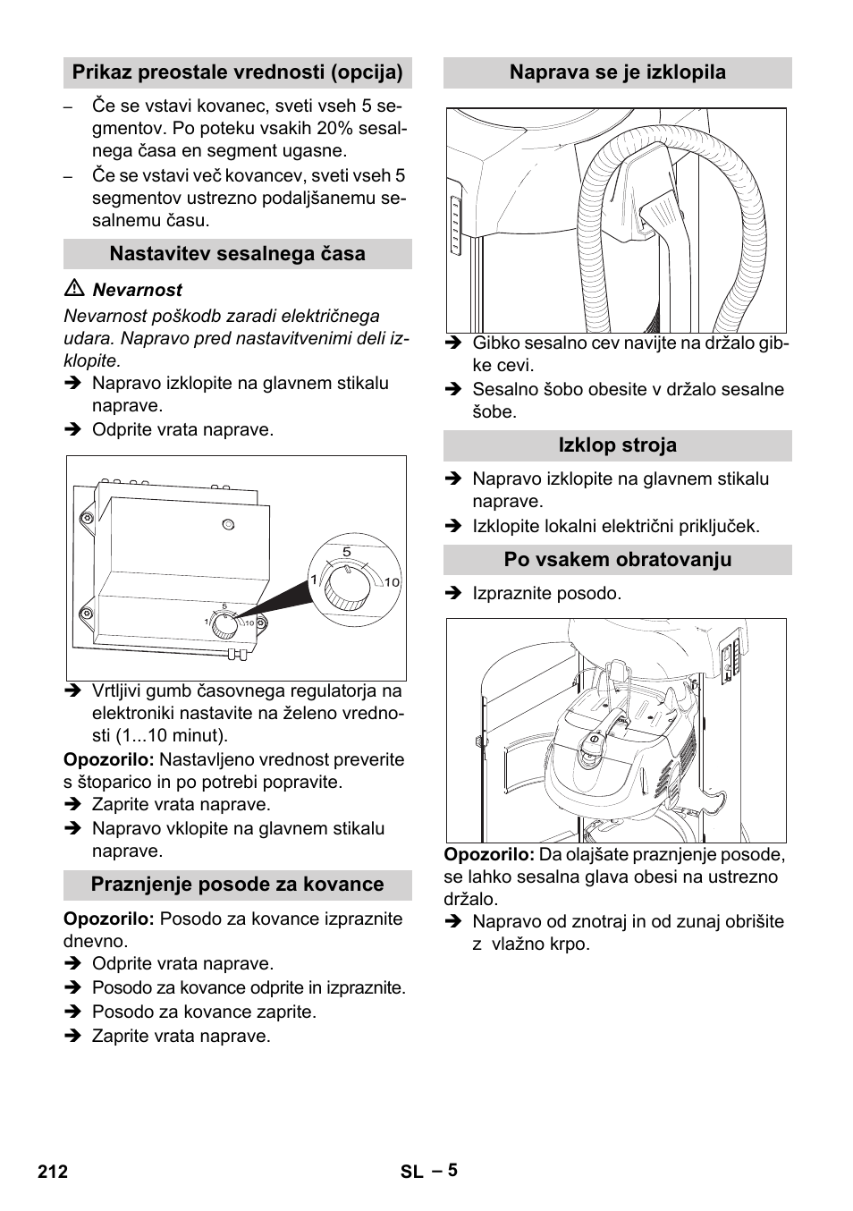 Karcher SB V1 Eco User Manual | Page 212 / 356