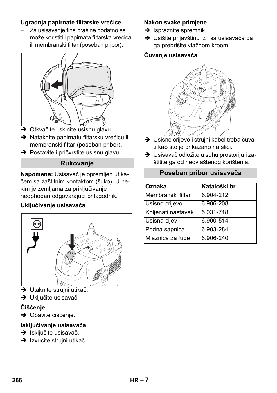 Karcher SB V1 Eco User Manual | Page 266 / 356