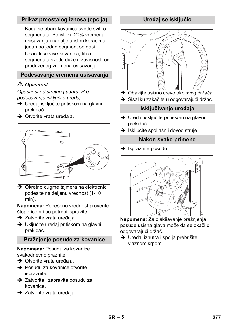 Karcher SB V1 Eco User Manual | Page 277 / 356