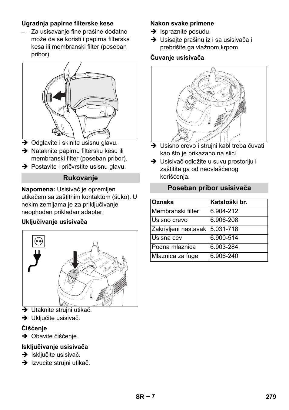 Karcher SB V1 Eco User Manual | Page 279 / 356