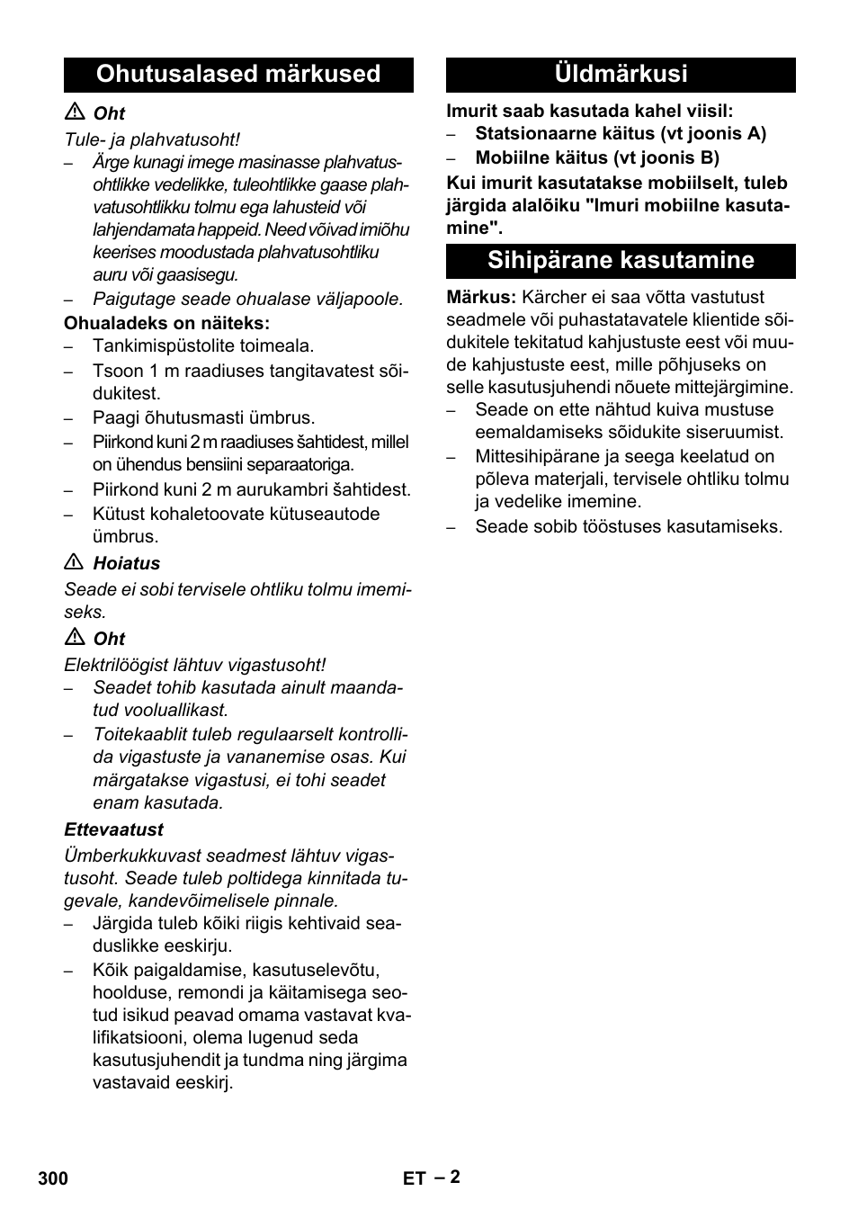 Karcher SB V1 Eco User Manual | Page 300 / 356