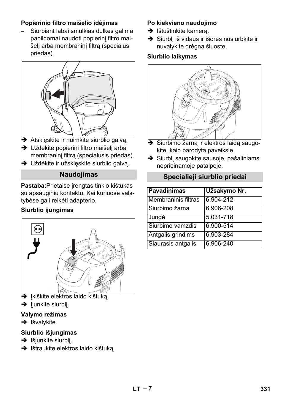 Karcher SB V1 Eco User Manual | Page 331 / 356