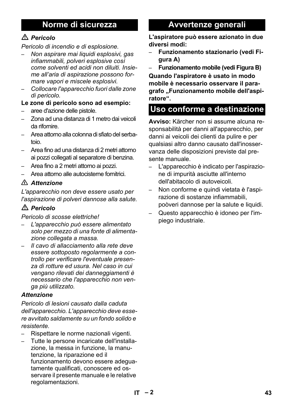 Karcher SB V1 Eco User Manual | Page 43 / 356