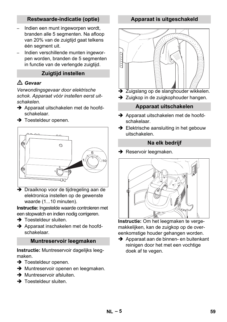 Karcher SB V1 Eco User Manual | Page 59 / 356