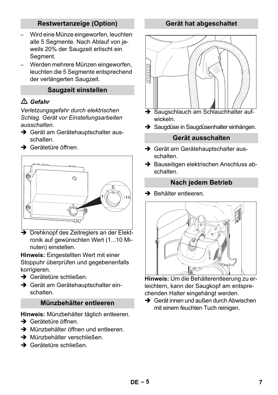 Karcher SB V1 Eco User Manual | Page 7 / 356