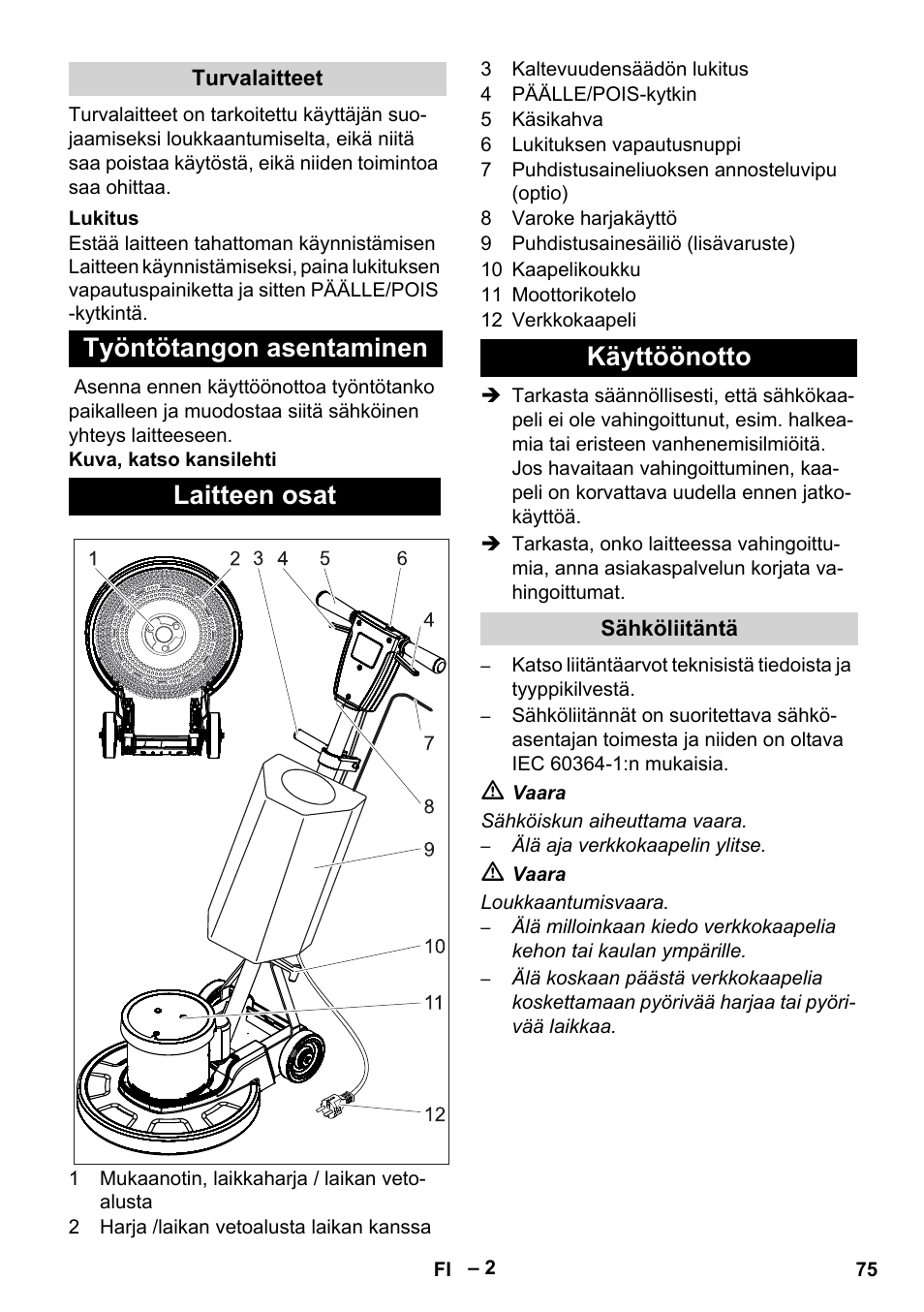 Karcher BDS 43-180 C User Manual | Page 75 / 204