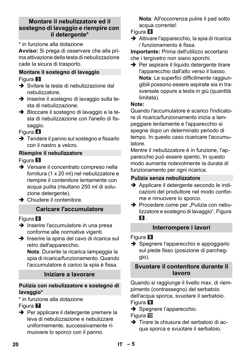 Karcher WV 50 Plus User Manual | Page 20 / 152