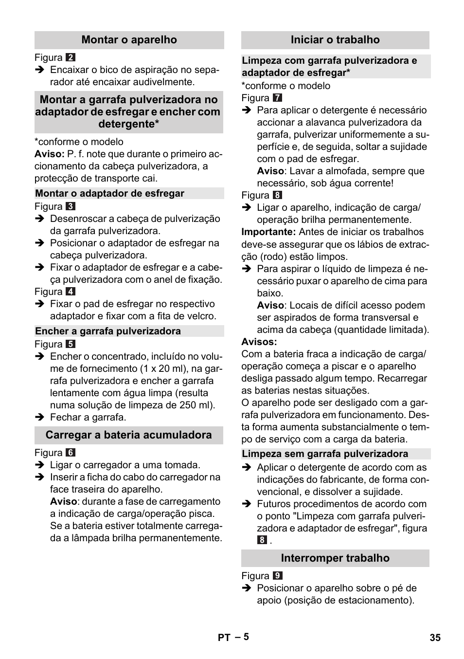 Karcher WV 50 Plus User Manual | Page 35 / 152