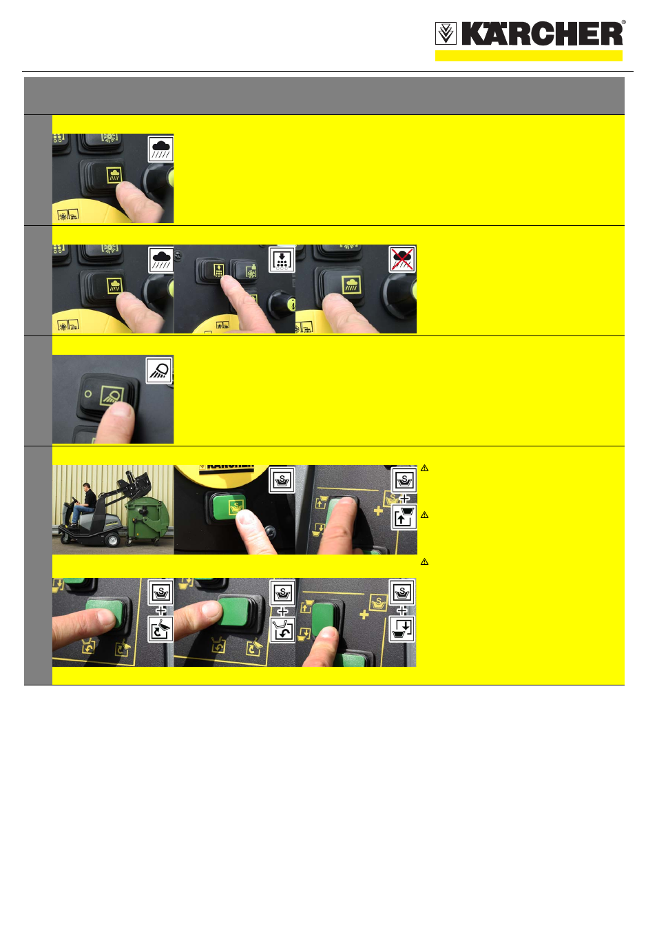 Quickstart, Operation | Karcher KM 120-150 R Bp Pack User Manual | Page 3 / 5