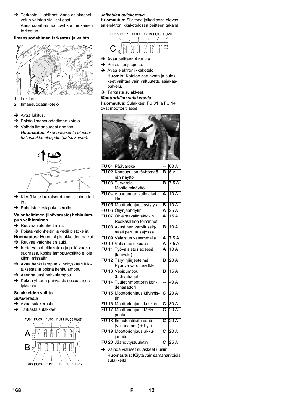 Karcher KM 170-600 R Lpg User Manual | Page 168 / 472