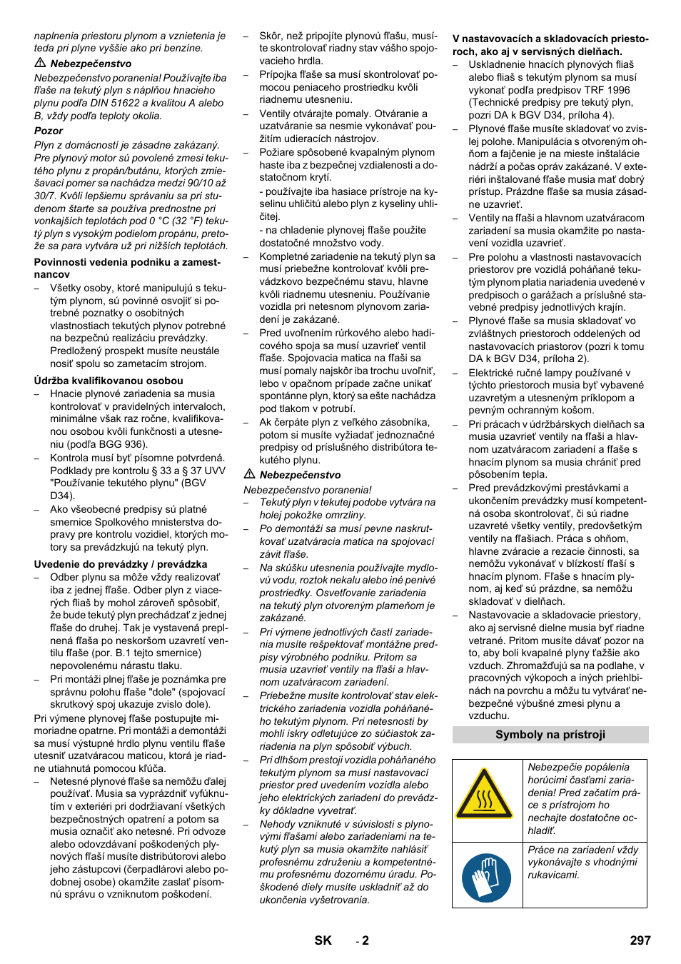 297 sk | Karcher KM 170-600 R Lpg User Manual | Page 297 / 472
