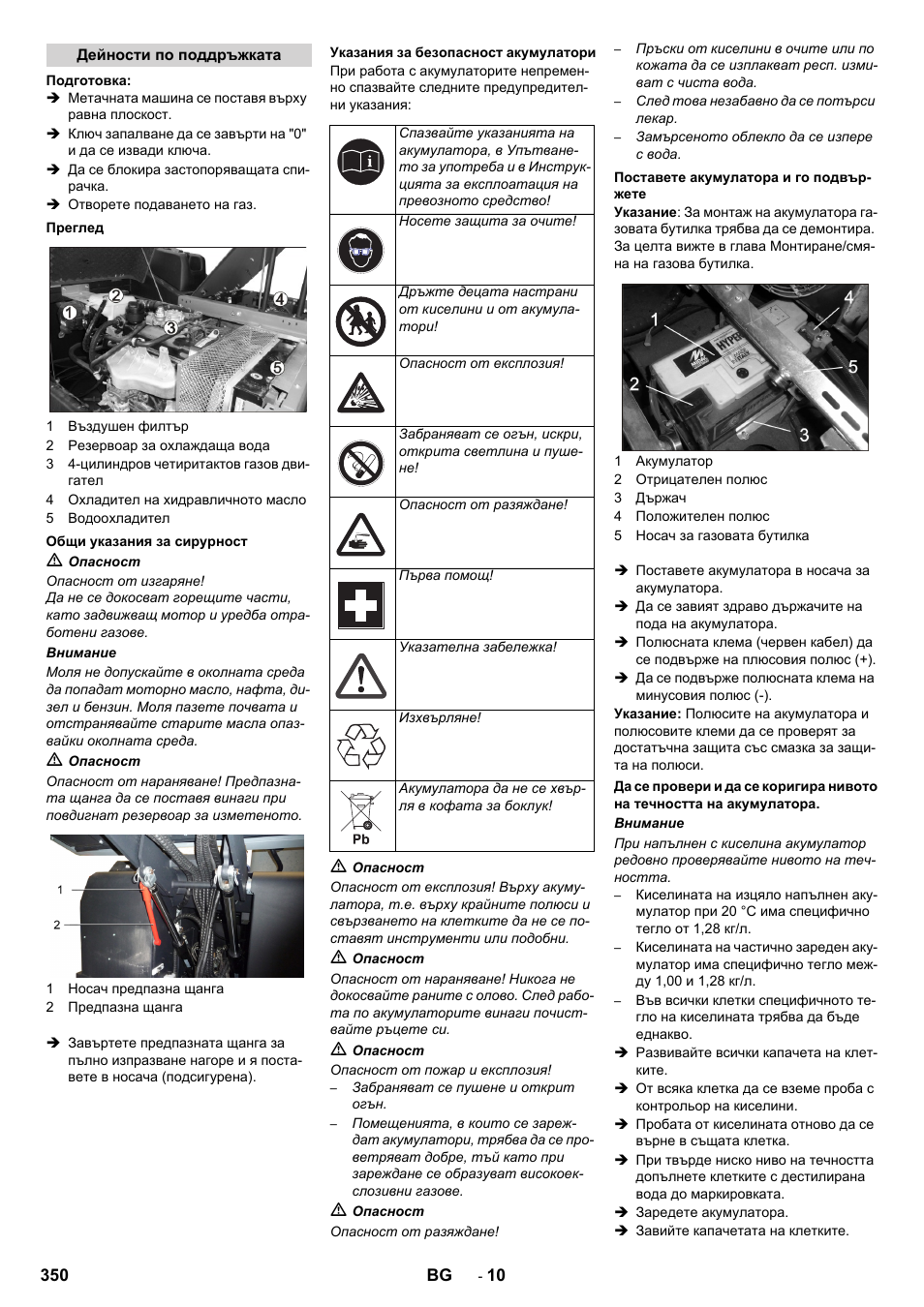 Karcher KM 170-600 R Lpg User Manual | Page 350 / 472