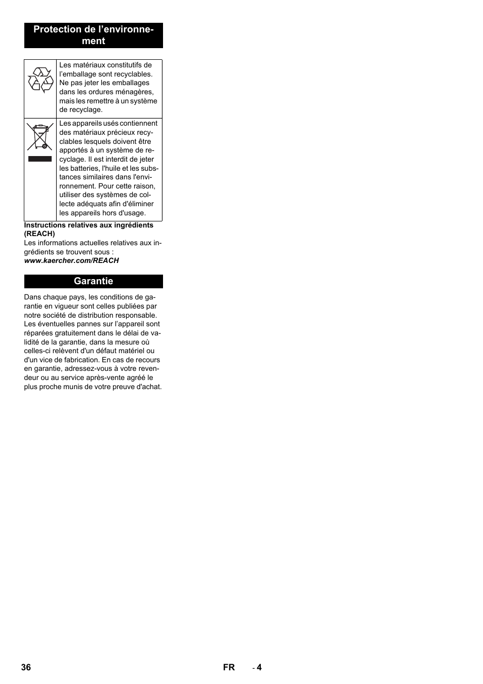 Karcher KM 170-600 R Lpg User Manual | Page 36 / 472