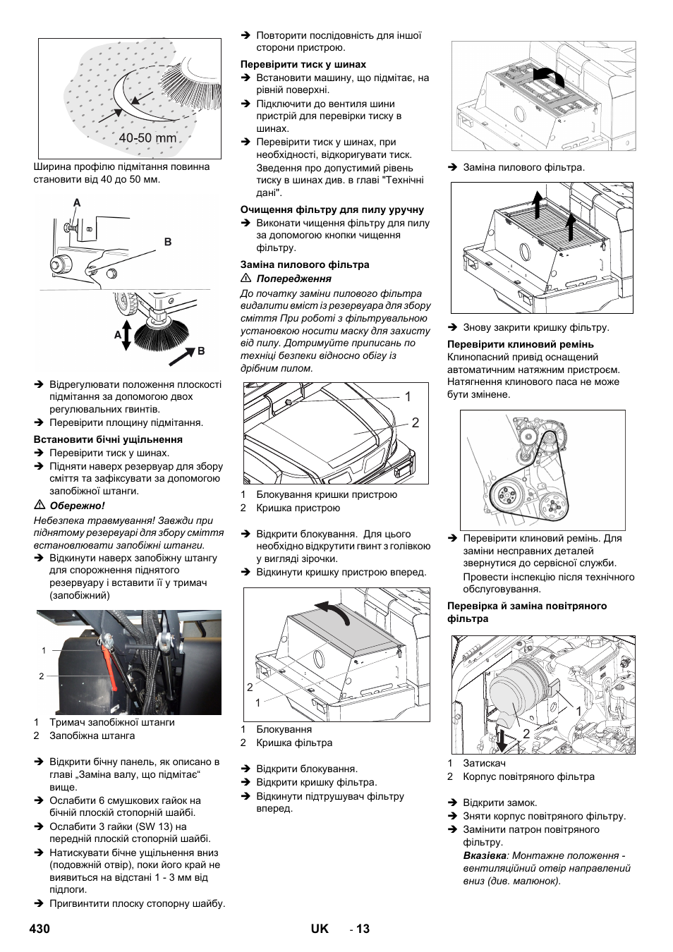 Karcher KM 170-600 R Lpg User Manual | Page 430 / 472