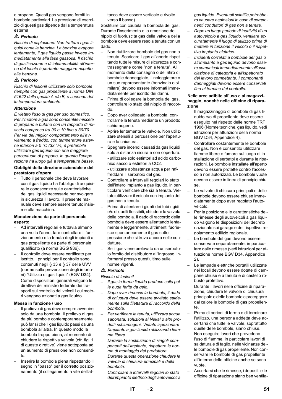 51 it | Karcher KM 170-600 R Lpg User Manual | Page 51 / 472
