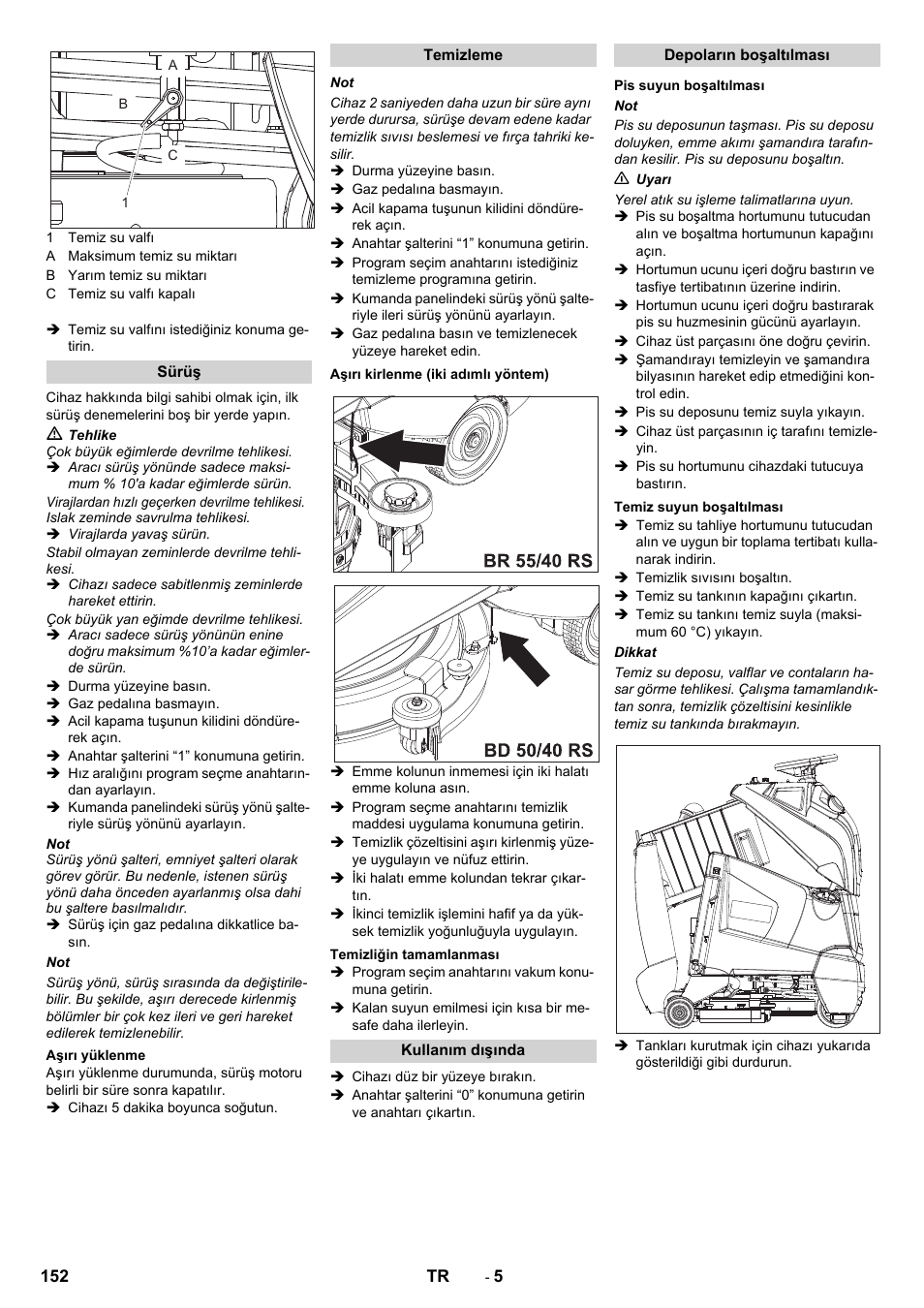 Karcher BD 50-40 RS Bp User Manual | Page 152 / 332