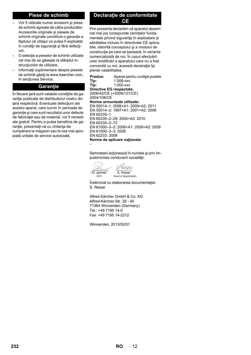 Karcher BD 50-40 RS Bp User Manual | Page 232 / 332