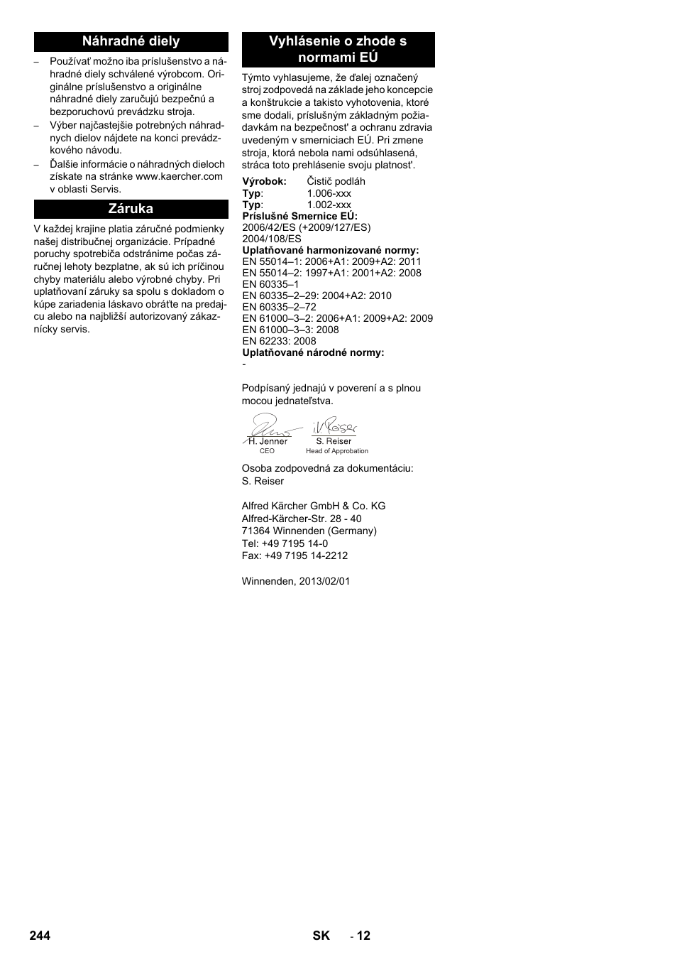 Karcher BD 50-40 RS Bp User Manual | Page 244 / 332