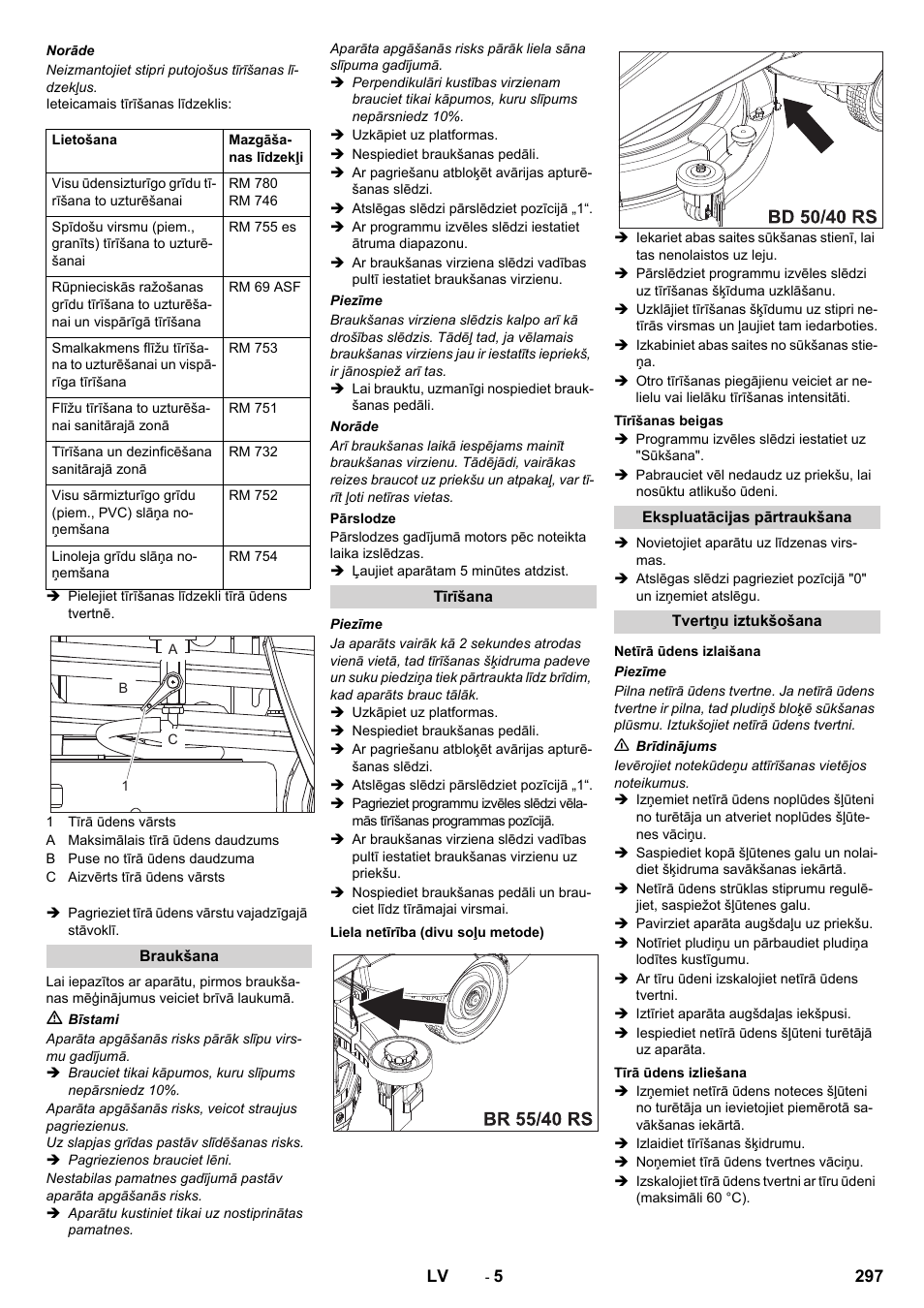 Karcher BD 50-40 RS Bp User Manual | Page 297 / 332