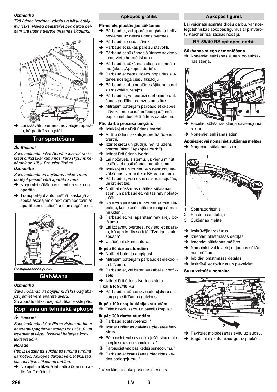 Karcher BD 50-40 RS Bp User Manual | Page 298 / 332