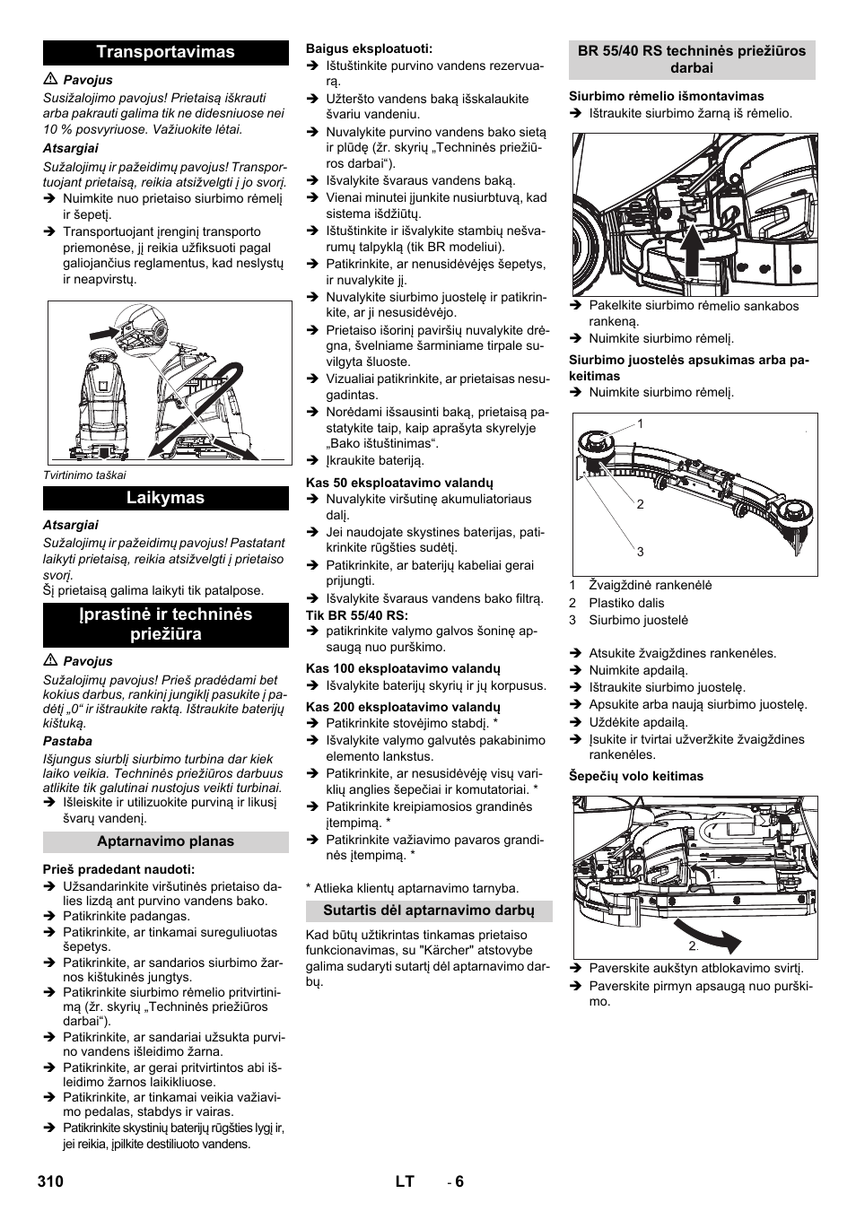 Karcher BD 50-40 RS Bp User Manual | Page 310 / 332