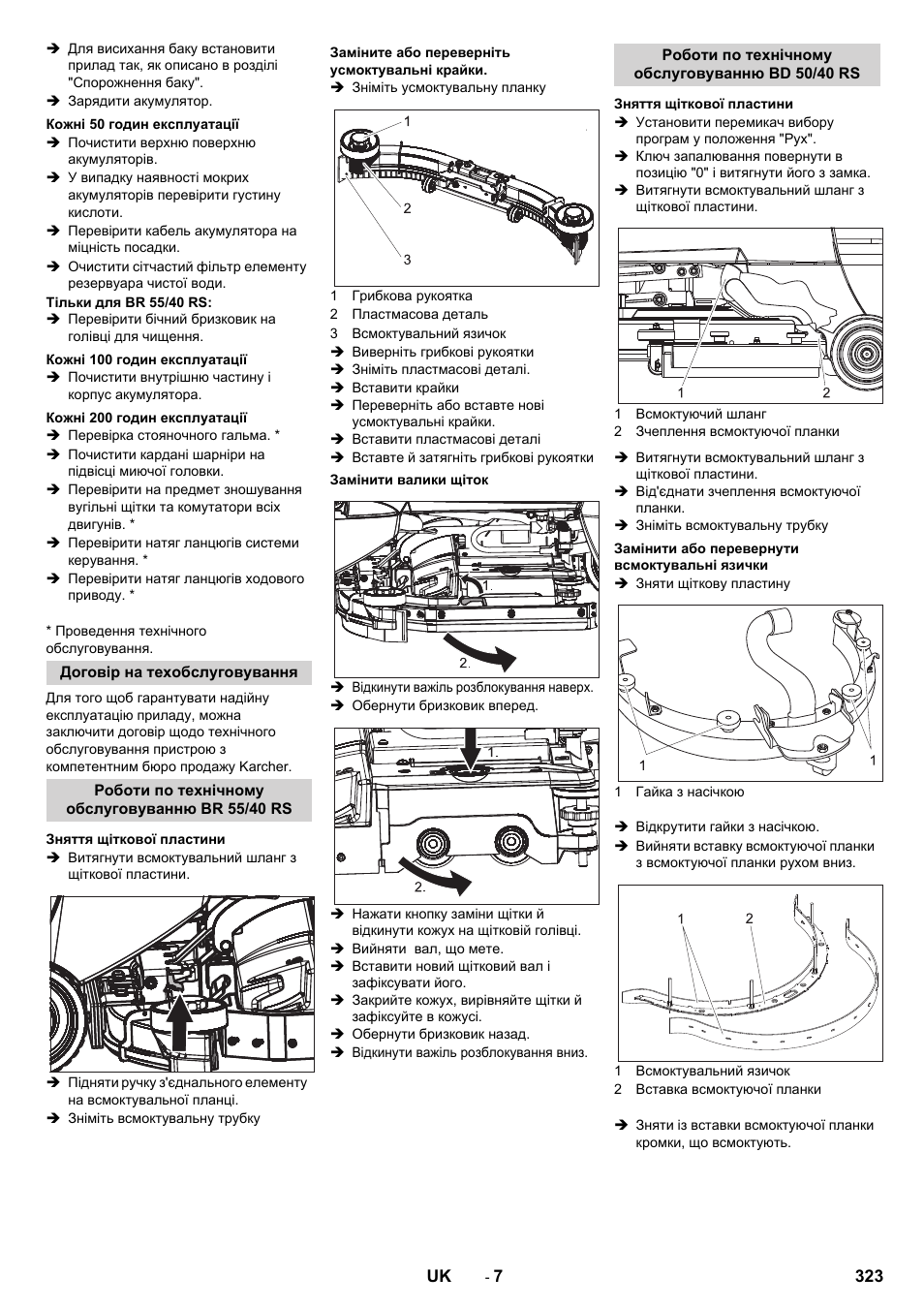 Karcher BD 50-40 RS Bp User Manual | Page 323 / 332