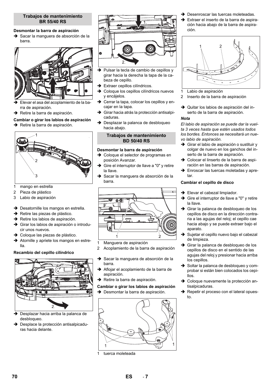 Karcher BD 50-40 RS Bp User Manual | Page 70 / 332