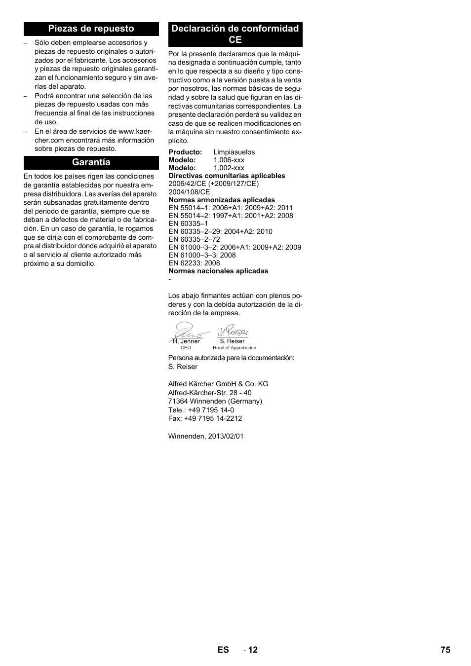Karcher BD 50-40 RS Bp User Manual | Page 75 / 332