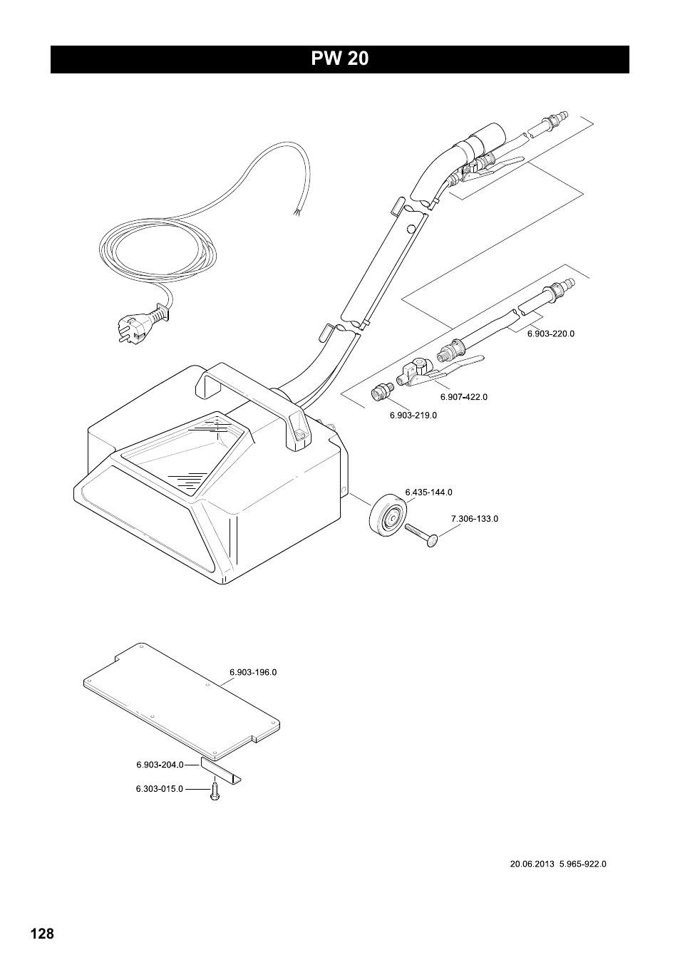 Pw 20 | Karcher PW 20 User Manual | Page 128 / 132